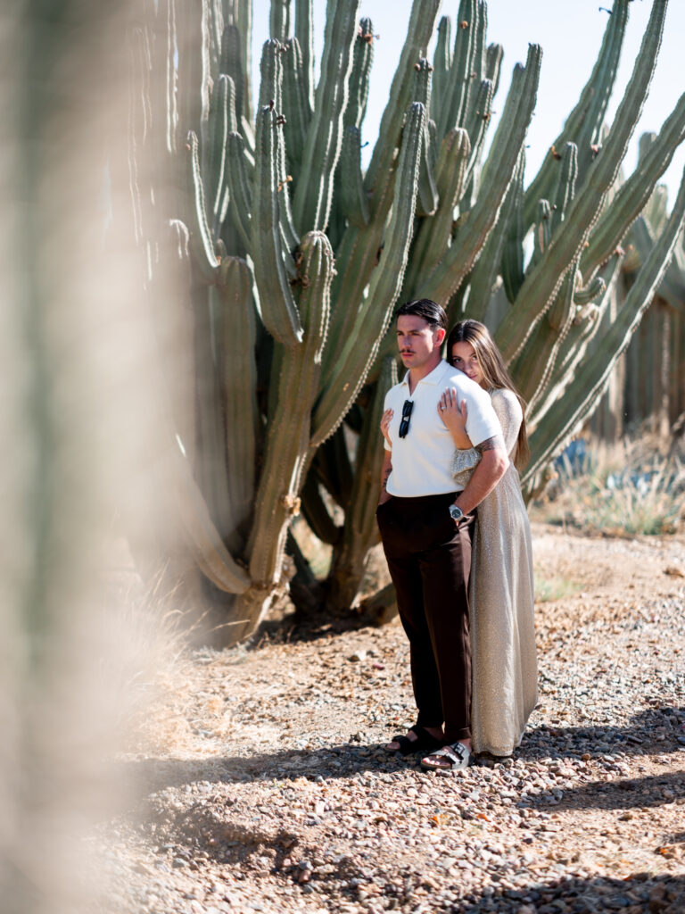 Conseils Mariage Chartres - Patrick PIERRE Photographe couple au cactus Thiemann, Marrakech Maroc, day after mariage